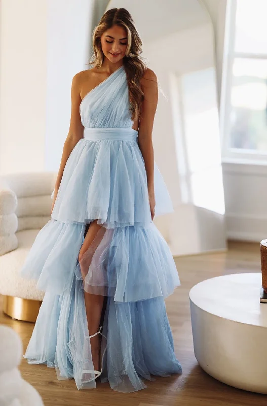 Dreaming of You Maxi Gown Dress - Light Blue