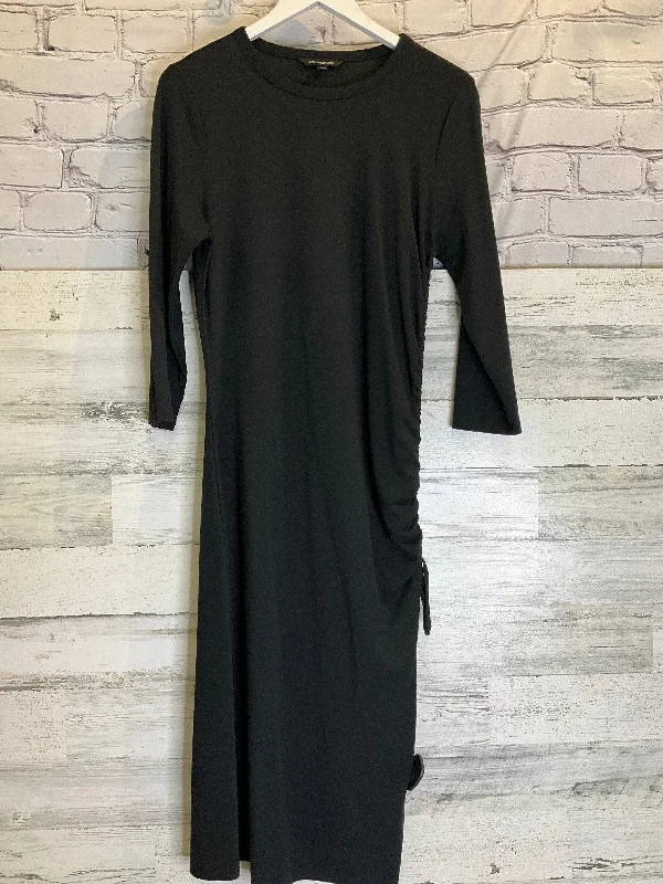 Dress Casual Maxi By Banana Republic In Black, Size: M