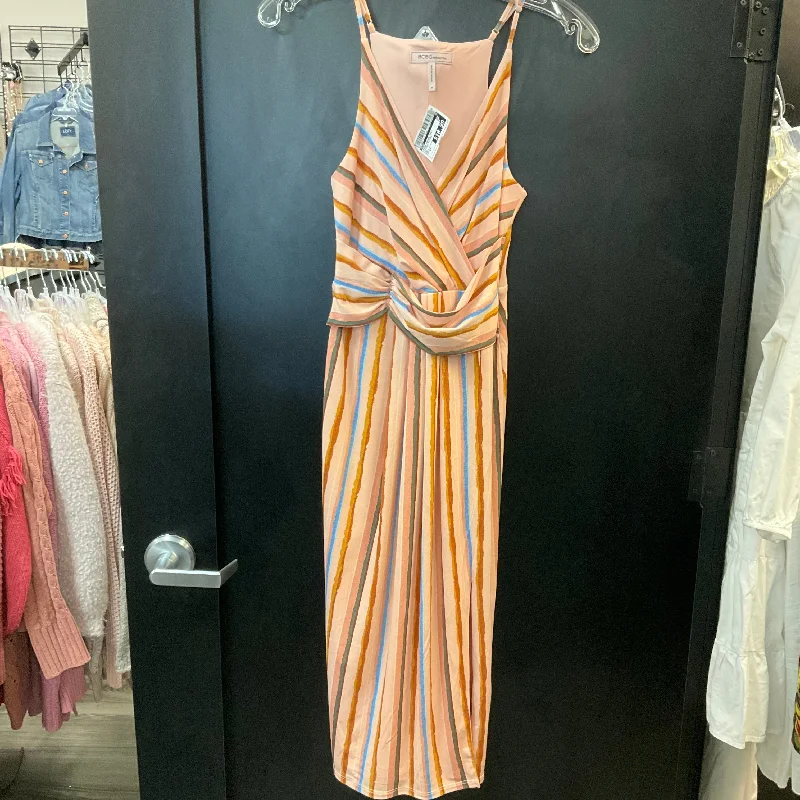 Dress Casual Maxi By Bcbg In Striped Pattern, Size: Xs