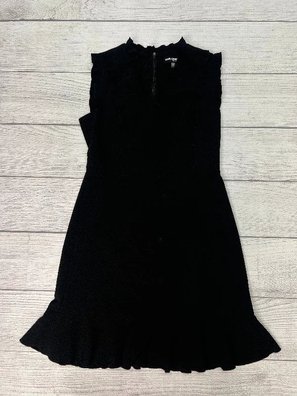 Dress Casual Midi By Karl Lagerfeld In Black, Size: M