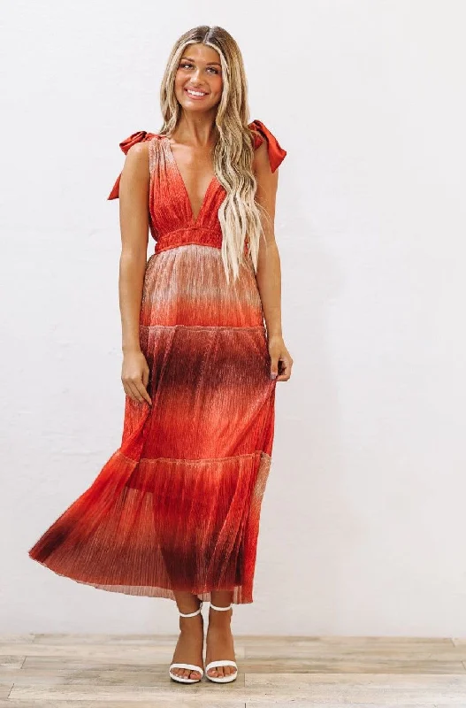 Heart Keeper Maxi Dress - Rust (FINAL SALE)