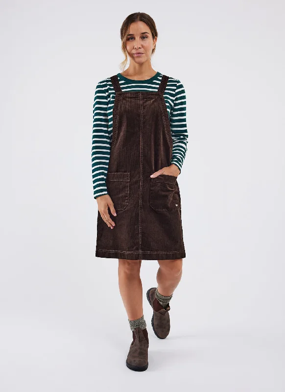 ROBE CHASUBLE FRESIA||FRESIA PINAFORE DRESS