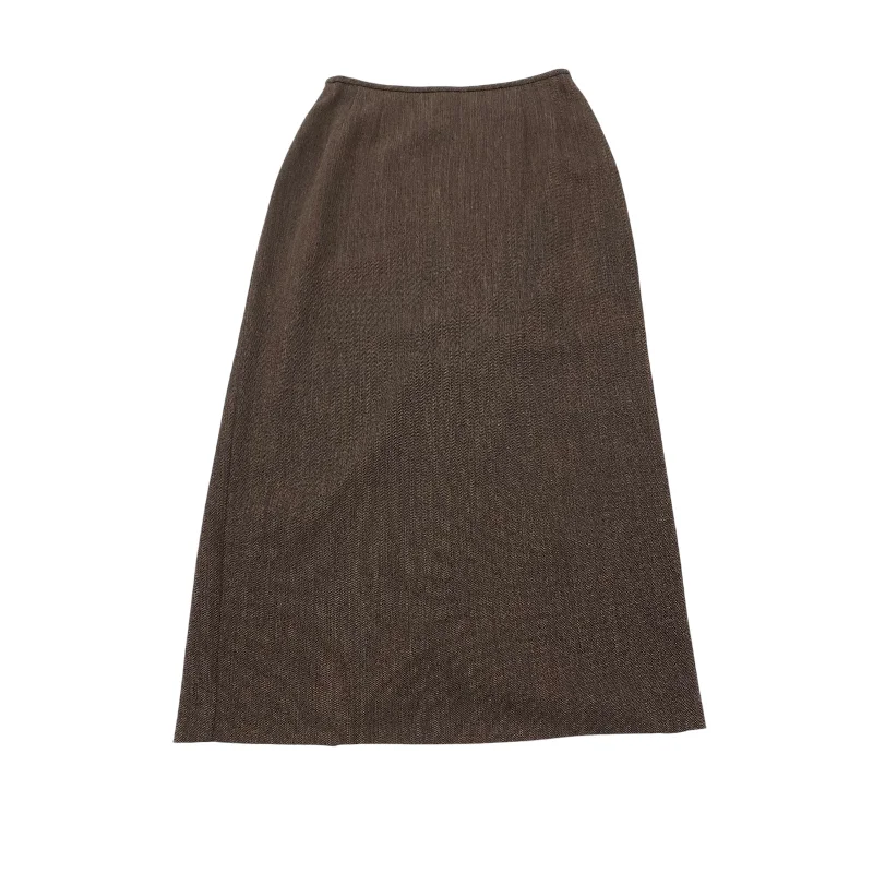 BROWN SKIRT MAXI by KASPER Size:12