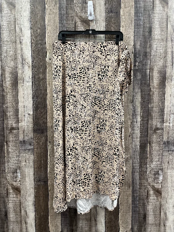 Skirt Maxi By Maurices In Animal Print, Size: M