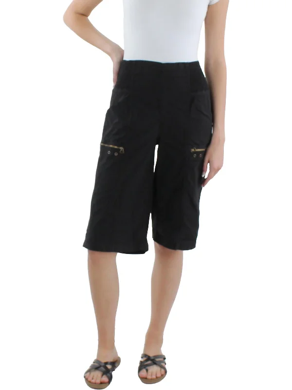 Womens Pocket Casual Shorts