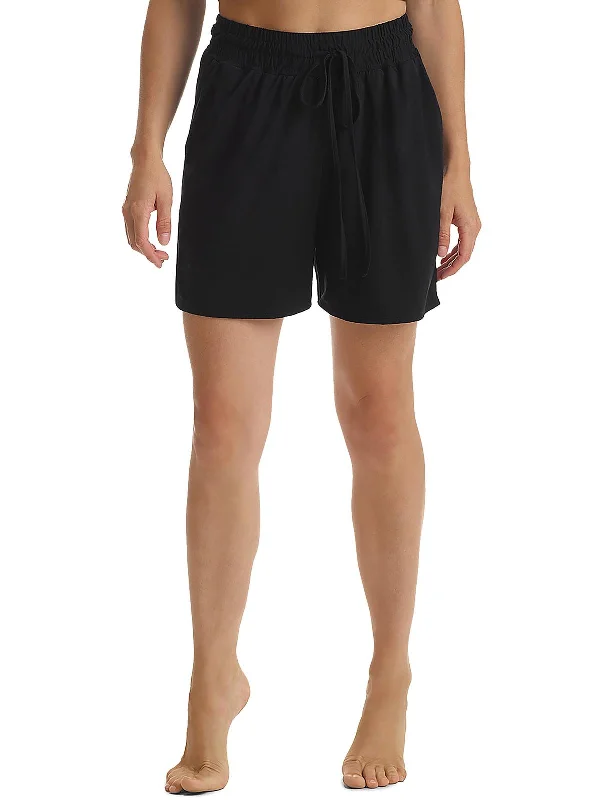 Womens Solid Modal Casual Shorts