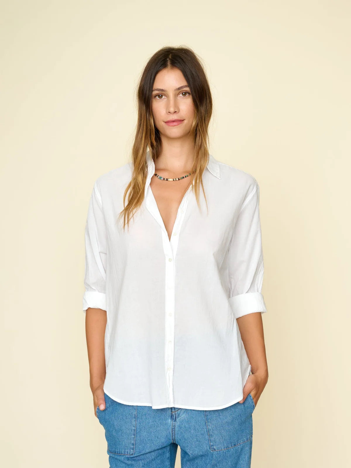 Beau Cotton Shirt - White