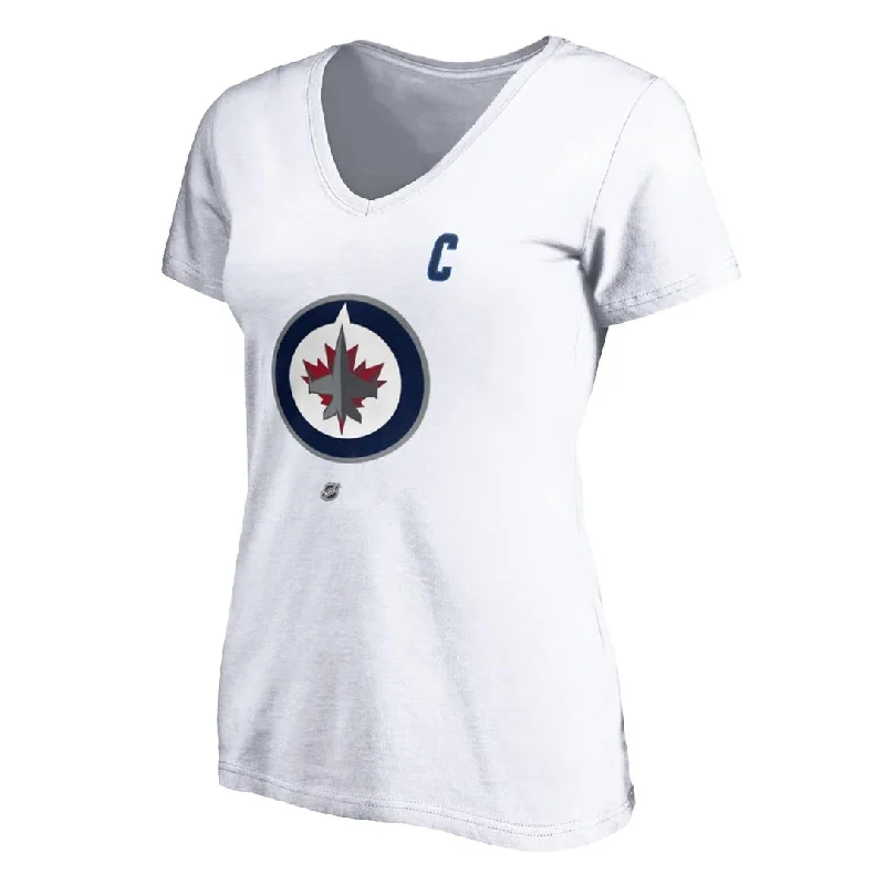 Fanatics - Women's Winnipeg Jets Blake Wheeler V-Neck T-Shirt (3A40 0042 H3Z FNB)