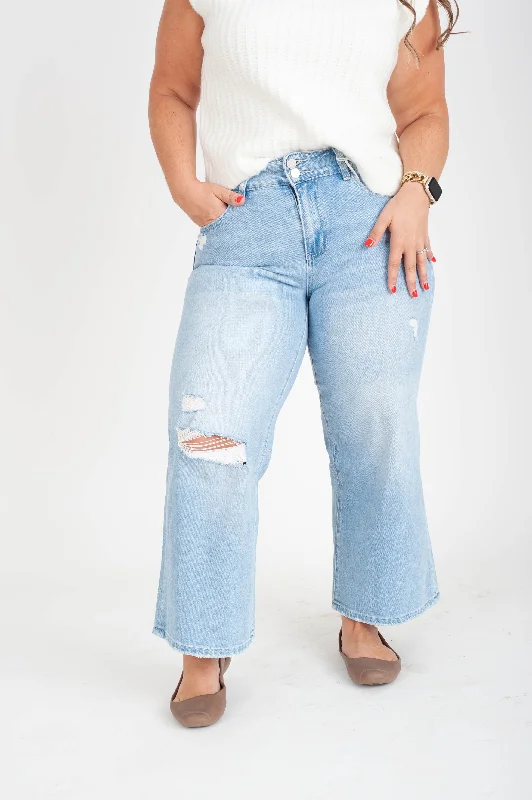 Cava High Rise Wide Leg Jeans