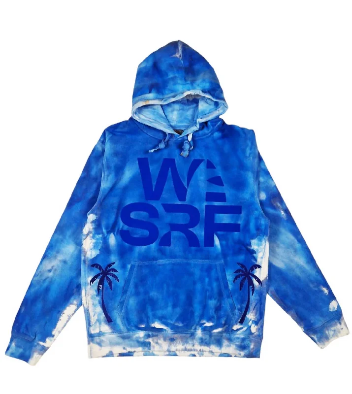 Fiji Hooded Jacket In Paradise Blue