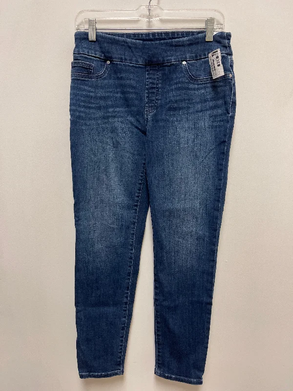 Jeans Skinny By Chicos In Blue Denim, Size: 4