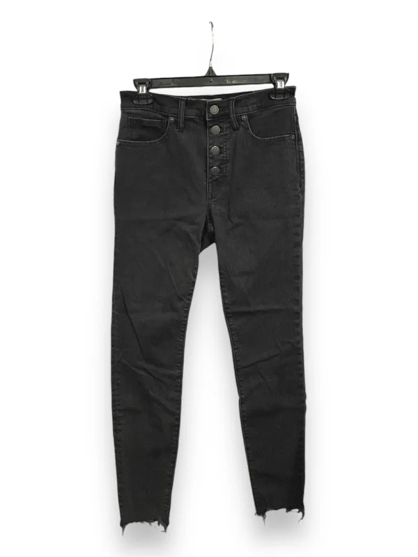 Jeans Straight By Madewell In Black, Size: 4