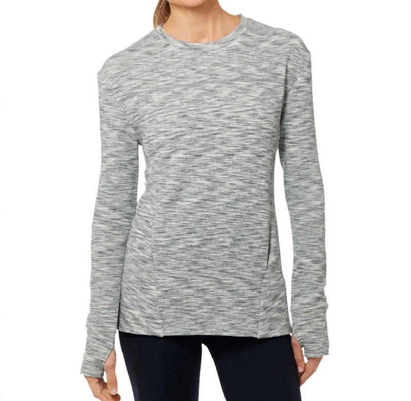 Odyssey Pullover Sweatshirt In Light Grey