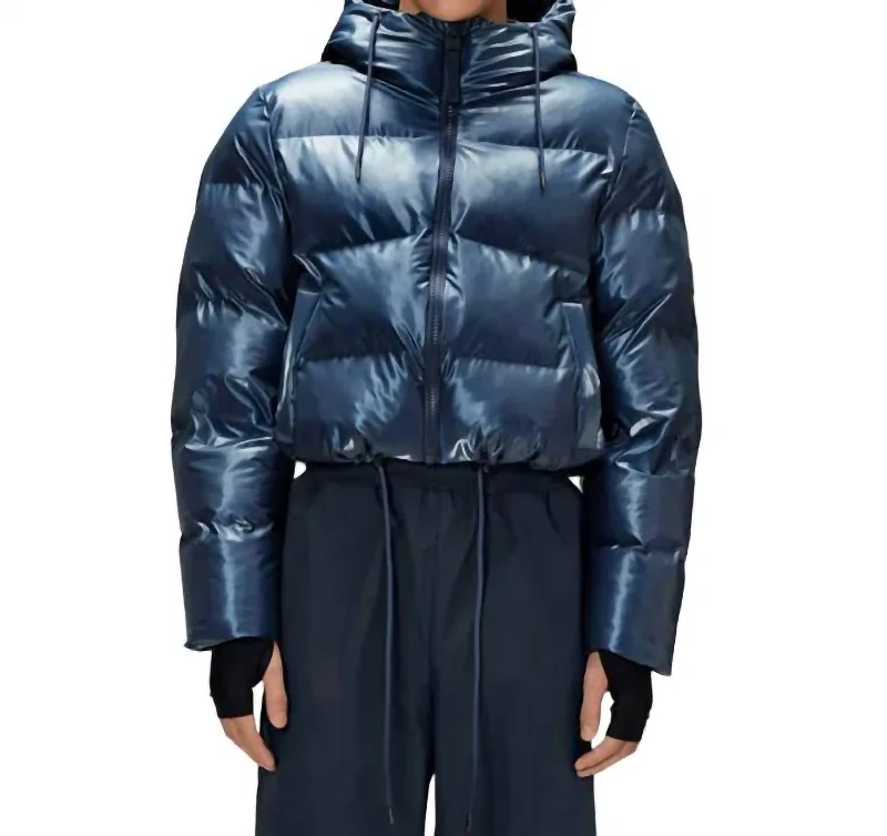 Unisex W Alta Puffer Jacket In Sonic